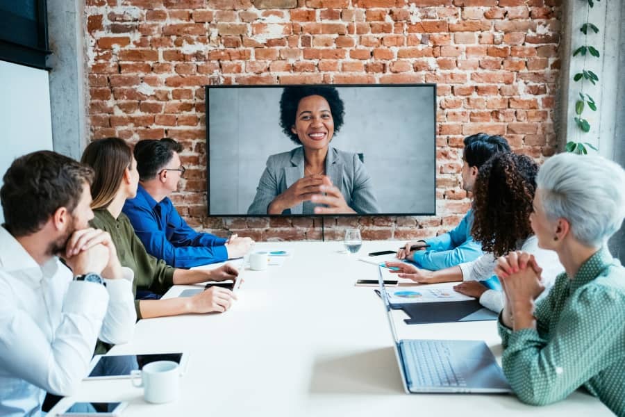 SIP trunking video conference